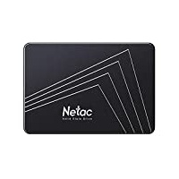 Netac SSD 2TB, SSD Festplatte Intern Sata 3.0 2,5 Zoll für Laptop, PC, Desktop, PS5 (N530S, Schwarz, 3D Nand)
