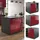 Vicco Kochinsel Fame-Line 90 x 82 x 82 cm Bordeaux/Anthrazit
