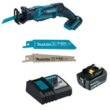 Makita Akku-Reciprosäge DJR183Z 18V + Akku 5,0 Ah BL1850B + Ladegerät DC18RC