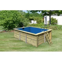 Karibu Rechteckiger Pool 350 x 440 cm inkl. Zubehör