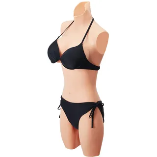 VEVOR Silikon Fake Brüste Bodysuit D Cup für Crossdresser Cosplay Drag Queen