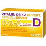 Hevert-Arzneimittel Vitamin D3 K2 Hevert+Calcium und Magnesium 1000 IE