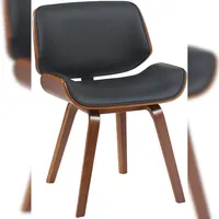 CLP Esszimmerstuhl Beverley Kunstleder, Polsterstuhl aus Holz, Küchenstuhl mit