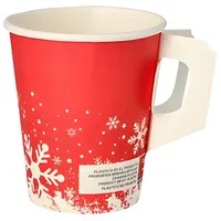 Papstar Pappbecher 0,2 l Rot 50 St.