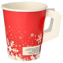 Papstar Pappbecher 0,2 l Rot 50 St.