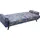 exxpo - sofa fashion 3-Sitzer EXXPO - SOFA FASHION "Side, toller Sitz- & Liegekomfort, Schlafsofa. Breite 222cm. hoher Fuß", blau, B:222cm H:89cm T:93cm, Sofas, mit Schlaffunktion, Bettkasten und hohe Holzfüße, Solitärmöbel
