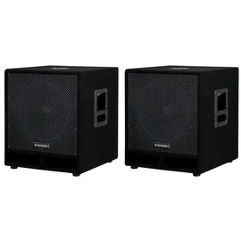 McGrey PAS-115 15" Passiv-Subwoofer 1200 Watt 2x Set