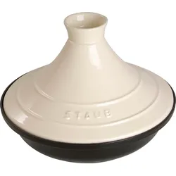 Staub Tajine Schiff 28 cm beige