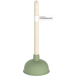 Bunter Pömpel Ø 140 mm in Grün, farbige Saugglocke, WC-Pümpel zur chemielosen Reinigung, Abflussreiniger bei Verstopfung