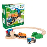 BRIO World Starterset Güterzug mit Kran A