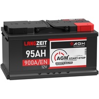 AGM Start-Stop Autobatterie 12V  95Ah 900A/EN VRLA Batterie statt 92Ah 100Ah