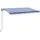 vidaXL LED Automatische Markise 450 x 300 cm blau/weiß inkl. Windsensor 3069131