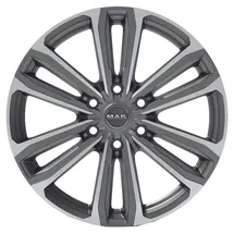 MAK Safari6 gun metallic mirror Face Alufelge grau