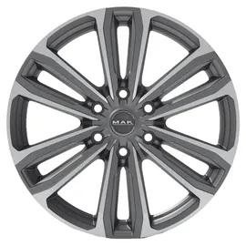 MAK Safari6 gun metallic mirror Face Alufelge grau