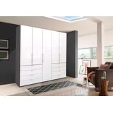 Wiemann Falttürenschrank »Loft«, Glasfront Havanna/Weiß glas) , 11727200-0 B/H/T: 250 cm x 236 cm x 58 cm