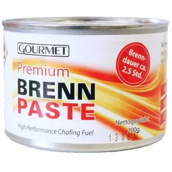 72 Dosen Profi Brennpaste Gourmet Dose mit 200g 2,5h Brenndauer