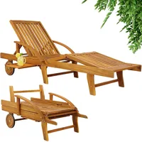 CASARIA Tami Sun Sonnenliege 195,5 x 69 x 30 cm Akazienholz klappbar