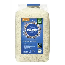 Davert Langkorn Naturreis weiß demeter 500g