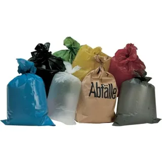 Becker Verpackungen Kunststoffsack 120l LD-PE gelb 60 μm B700xL1100mm, 250St./Karton