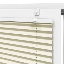 vidaXL Plissee Creme 90x100 cm Stoffbreite 89,4 cm Polyester