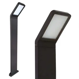 Maxkomfort Außenleuchte Aluminium, Glas 80 cm 10 W inkl. Bewegungsmelder silber