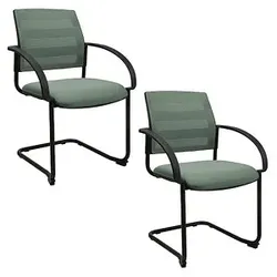 2 Topstar Besucherstühle AIRWORK MEETING 20.1 BB400BMT5CX5 mint Stoff