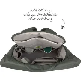 Lässig Outdoor Rolltop Backpack dunkelgrün