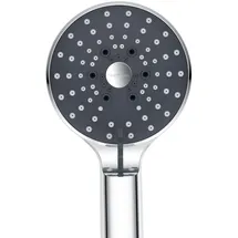 yeaupe pro Duschkopf, Hochdruck Duschkopf mit 6 Strahlarten, Anti-Kalk-Handbrause und einfache Installation ohne Werkzeug, Sparduschkopf für Gebiete mit hartem Wasser, Chrom