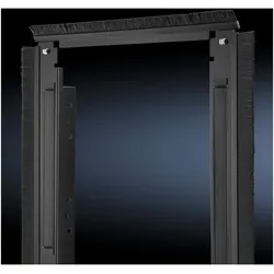 Rittal Rack-Luftleitblech - 482,6 mm (19") Montagewinkel, Standard - RAL 9005 -