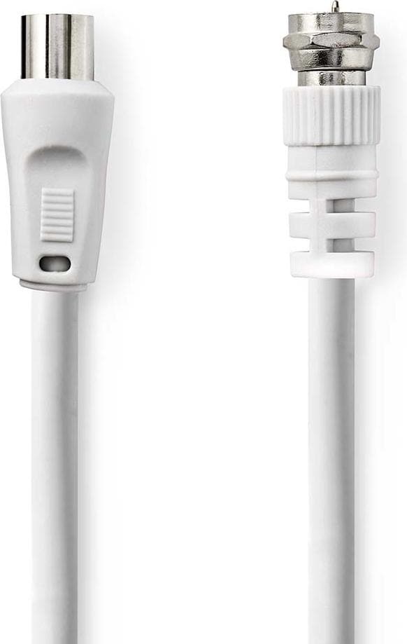 Nedis Satellite & Antenna Cable F Male IEC (Coax) Male Nickel Plated 75 Ohm Double Shielded 10.00 m, Antennenkabel