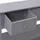 vidaXL Sideboard Grau 108x30x76 cm Massivholz Paulownia