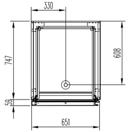 GastroHero Tiefkühlschrank Profi 700 GN 2/1
