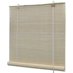 vidaXL Rollos 4 Stk. Natürlicher Bambus 120 x 160 cm