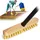 Novaliv Schrubber aus Holz mit Borsten Braun 4 St.