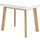 SKRAUT HOME Ausziehtisch 302 x 73 x 90 cm Eiche/weiß