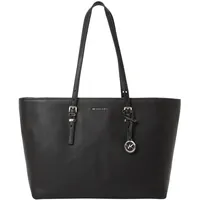 Michael Kors LG EW TZ TOTE Leather Black