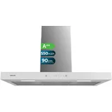 Cecotec Dunstabzugshaube 90 cm Weiß