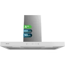 Cecotec Dunstabzugshaube 90 cm Weiß