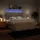 vidaXL Boxspringbett mit Matratze Creme 200x200 cm Stoff