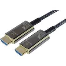 PremiumCord Ultra High Speed HDMI 2.1 Glasfaserkabel 8K/60Hz, vergoldet 20m