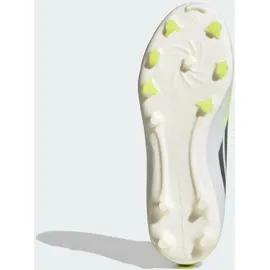 adidas F50 Sparkfusion League Mid Cut AG/FG Kinder Cloud White/Iron Metallic/Hi-Res Yellow 34