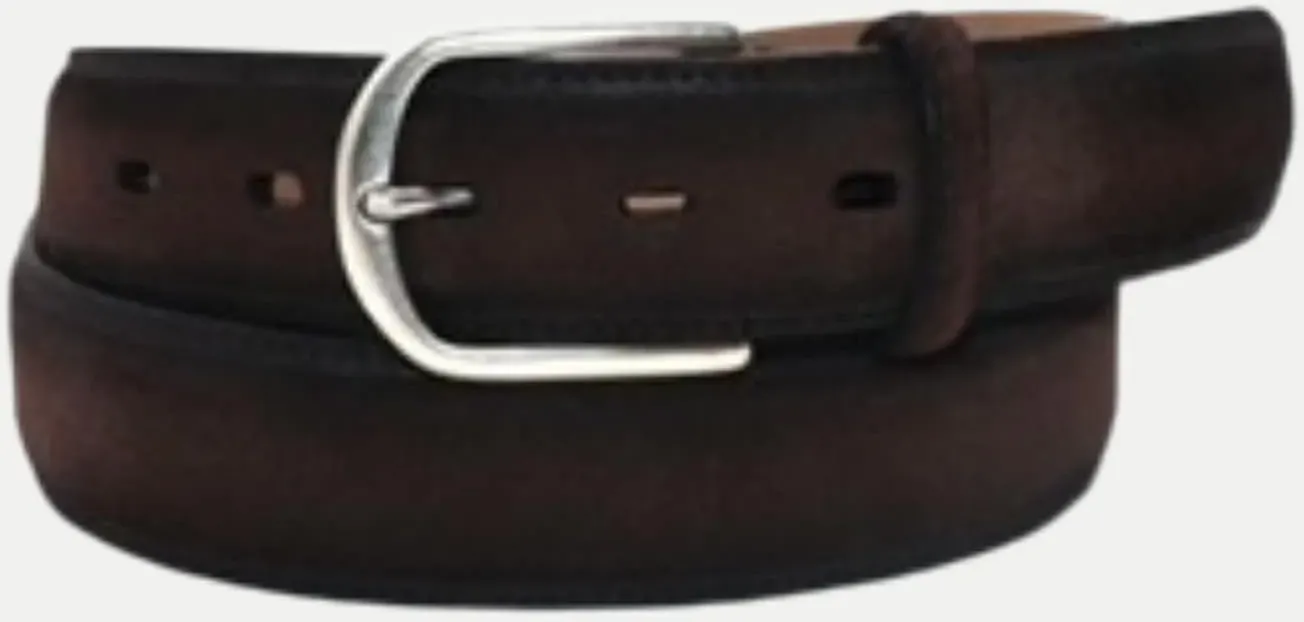 3,5cm breiter Veloursgürtel Braun 90