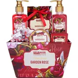 Brubaker Cosmetics Bade- und Dusch-Set, Rosen- und Veilchen 7-teilig