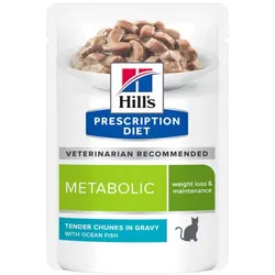 Hills Prescription Diet Metabolic Katzenfutter mit Meeresfisch 85g