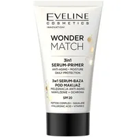 Eveline Cosmetics Wonder Match Anti-Aging Serum Make-up-Basis mit Peptiden,