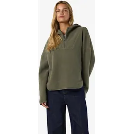 Noisy May Fleecepullover Sweatshirt grün L
