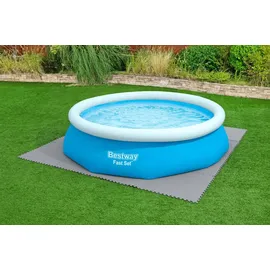 BESTWAY Pool-Bodenschutzfliesen Set grau 78 x 78 cm