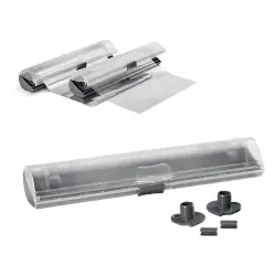 Metaltex X-tra Roll Folienschneider aus ABS-Kunststoff 254405000 , Farbe: weiß