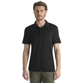 Icebreaker Merino 150 Tech Lite Iii Kurzarm-poloshirt - Black - 2XL