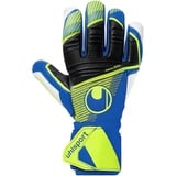 Uhlsport Absolutgrip HN Pro Jr., Kinder und Erwachsene Torwarthandschuhe, bleu Marine/Jaune Fluo, 4 -